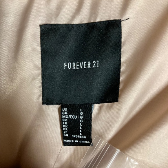 NWT Forever 21 Teddy Jacket W/Matching Face Mask - Picture 7 of 9